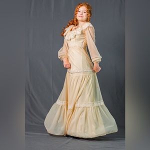 Vintage Gunne Sax style dress